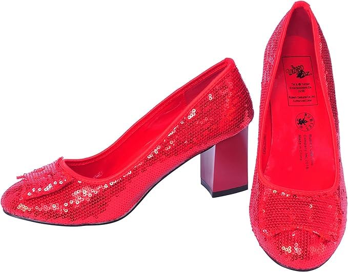 Rubies The Wizard of Oz: Dorothy Ruby Slippers for Adults, Women's Medium Multicolor - Image 2
