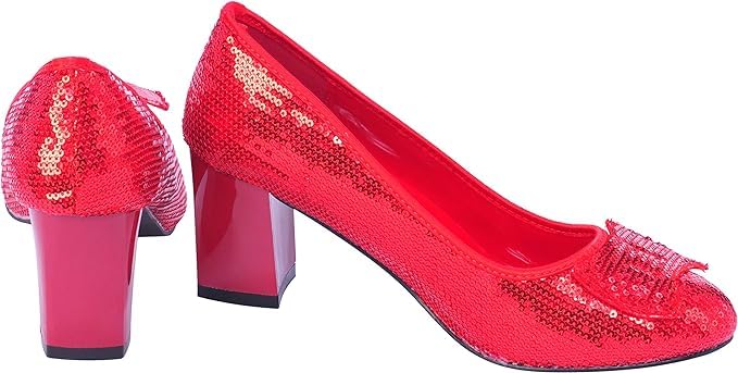 Rubies The Wizard of Oz: Dorothy Ruby Slippers for Adults, Women's Medium Multicolor - Image 3