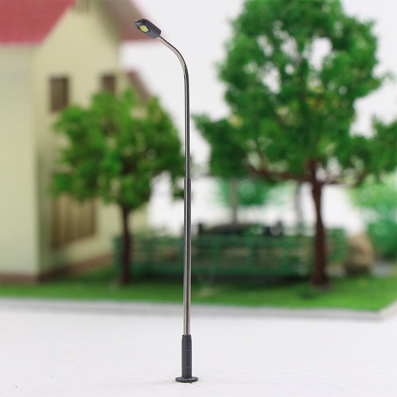 Evemodel LQS07WM 10pcs Model Railway Train Lamp Post 7cm or 2.76inch Street Warm White Lights HO TT Scale LEDs New - Image 2