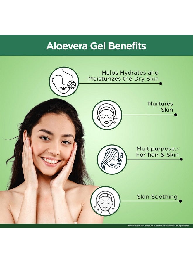 Multani جل الألوة فيرا المغذي من ملتانى ناتشورالز | للوجه والشعر | مرطب، مرطب، مهدئ للبشرة | جل متعدد الاستخدامات | خالي من البارابين | 75 مل - Image 4