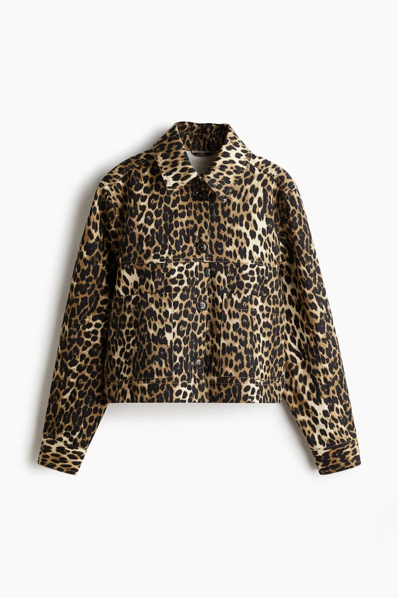 اتش اند ام Patterned Twill Jacket
