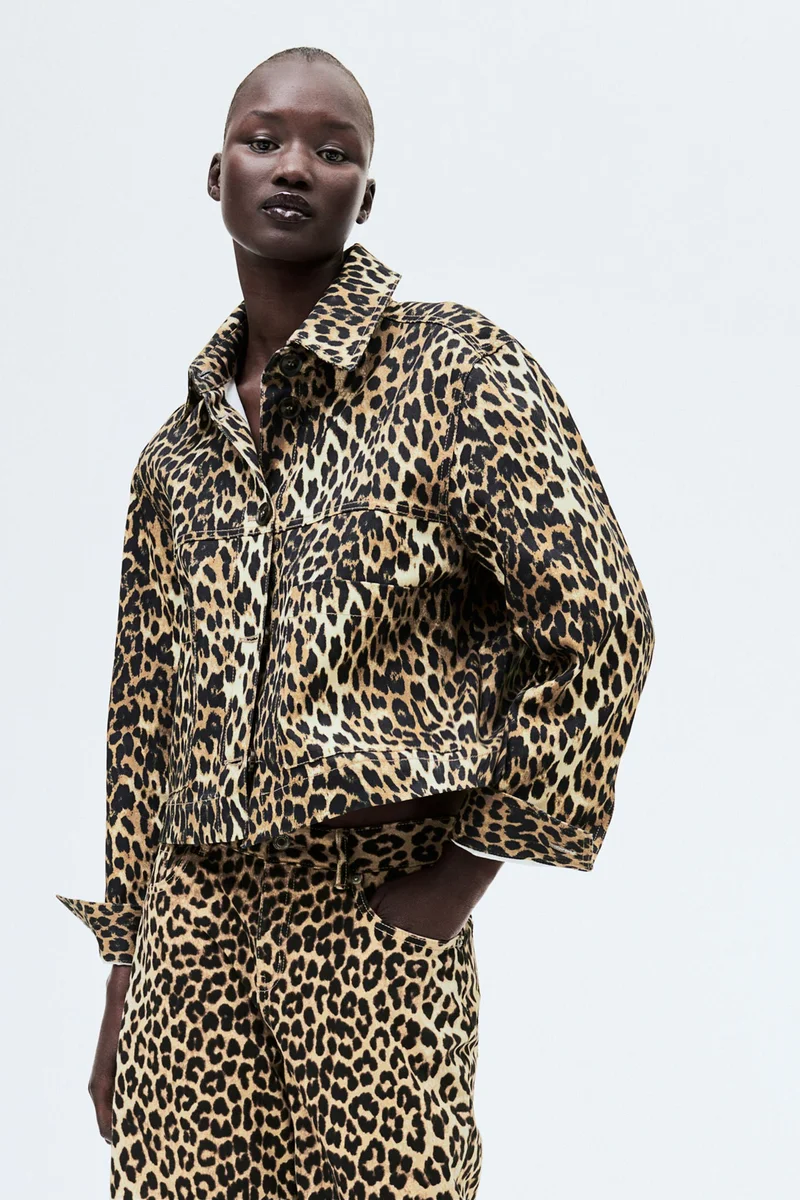 اتش اند ام Patterned Twill Jacket