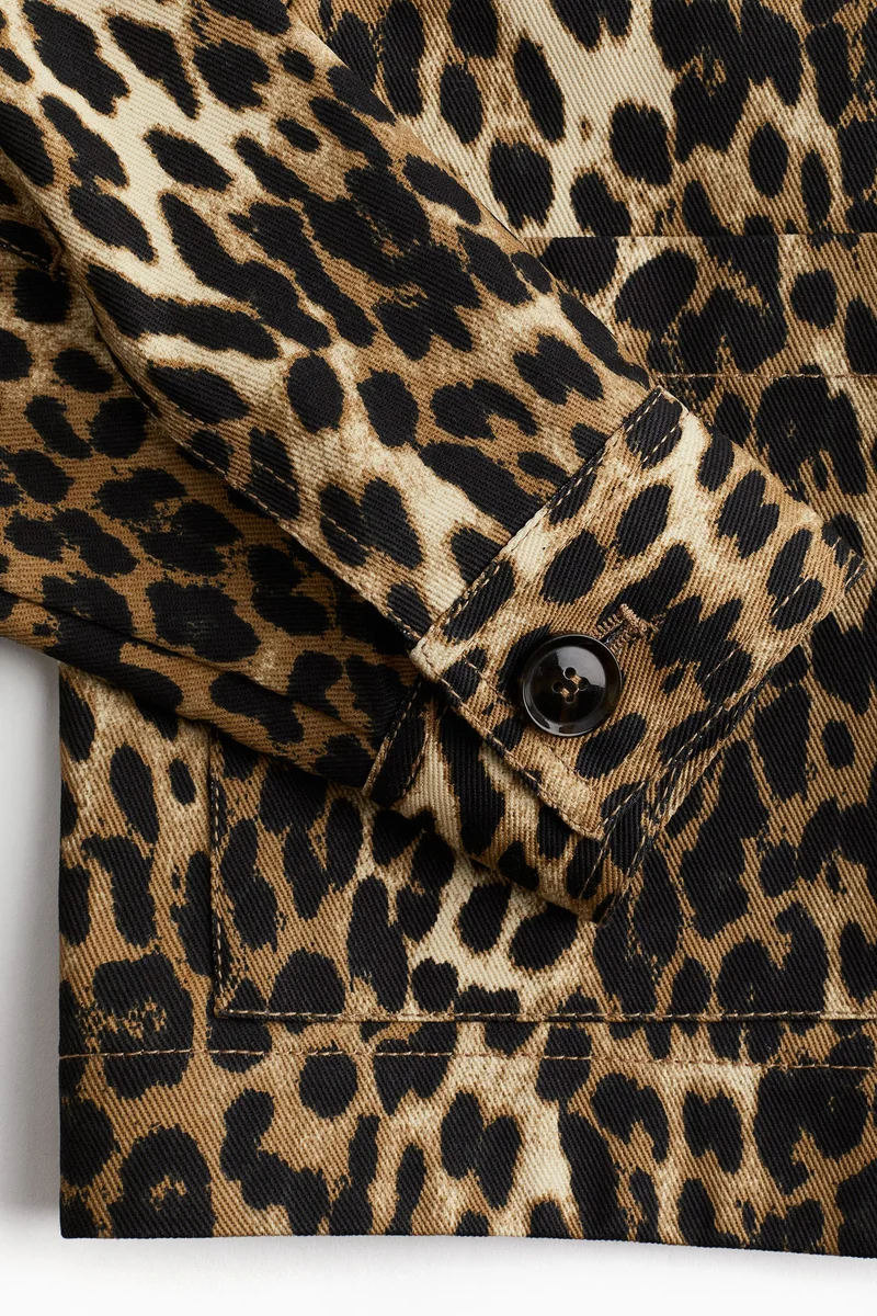 اتش اند ام Patterned Twill Jacket