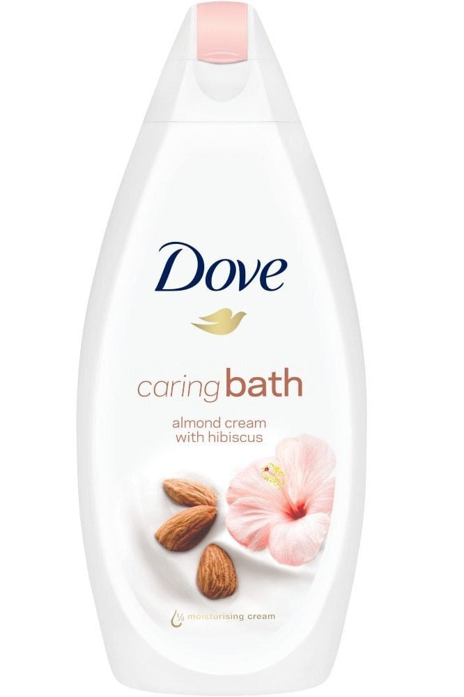 Dove Dove Caring Bath Almond Milk & Hibiscus Bath Cream 450 ml - Image 1