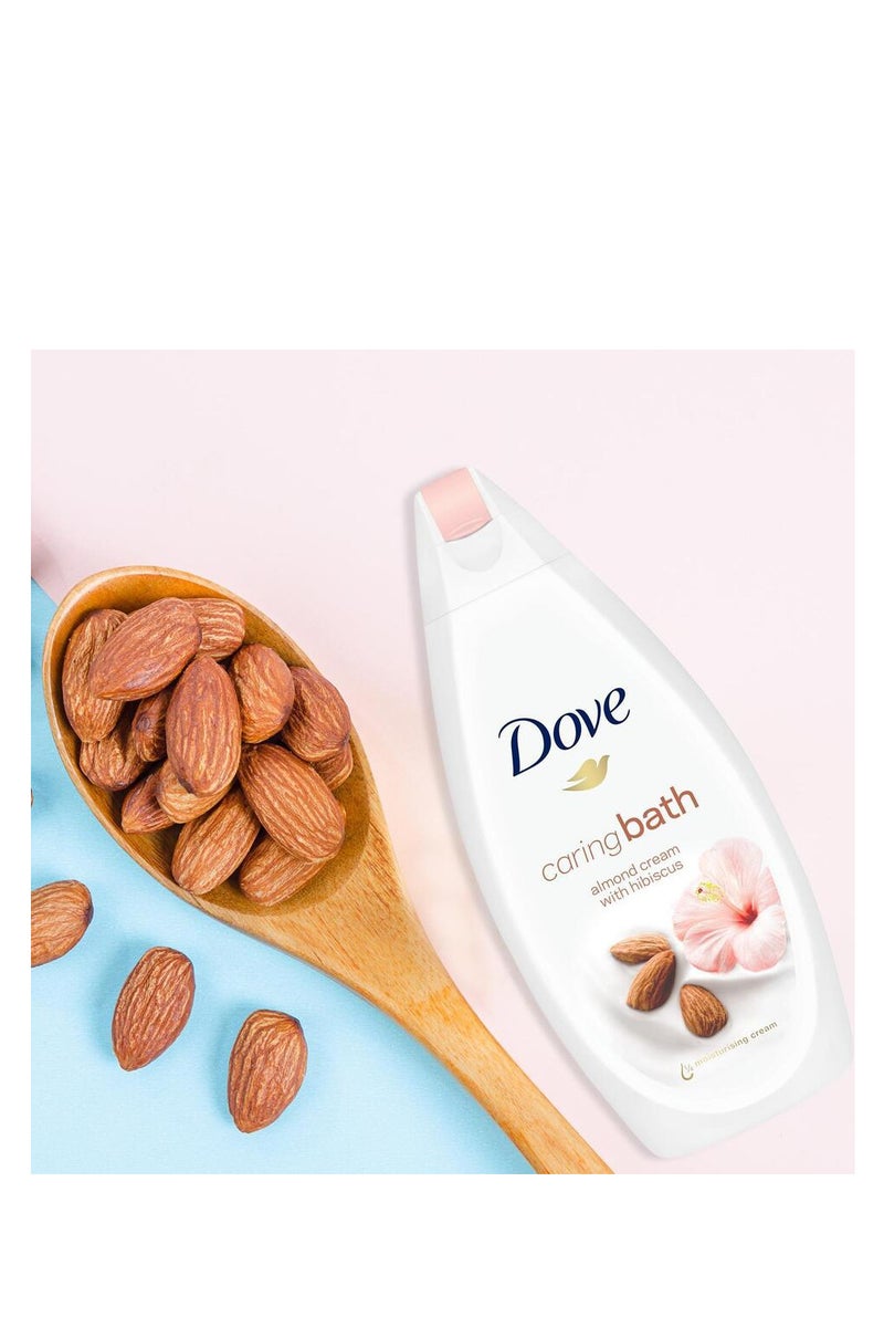 Dove Dove Caring Bath Almond Milk & Hibiscus Bath Cream 450 ml - Image 3