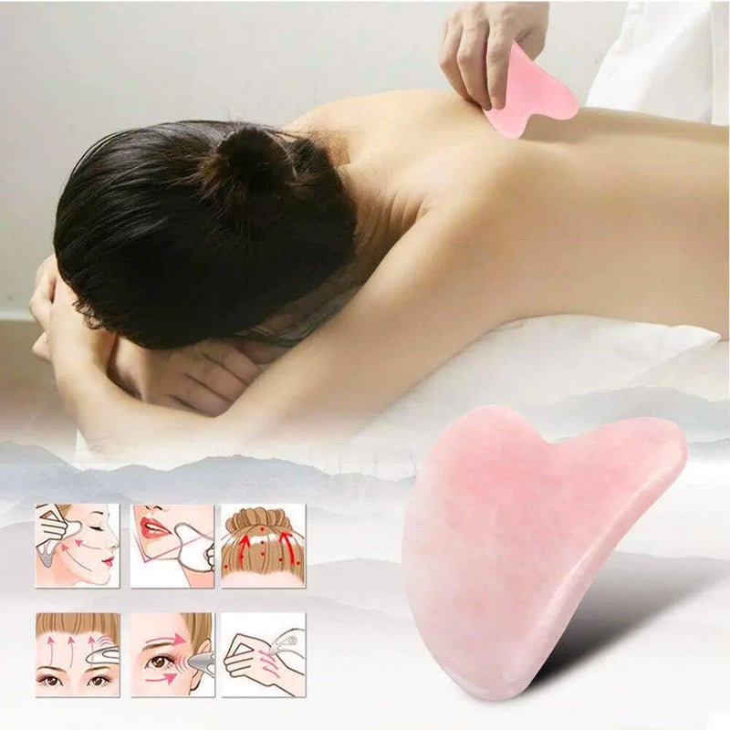 YAMHOHO Gua Sha Jade Stone Massage Tool for Face and Body - Image 5