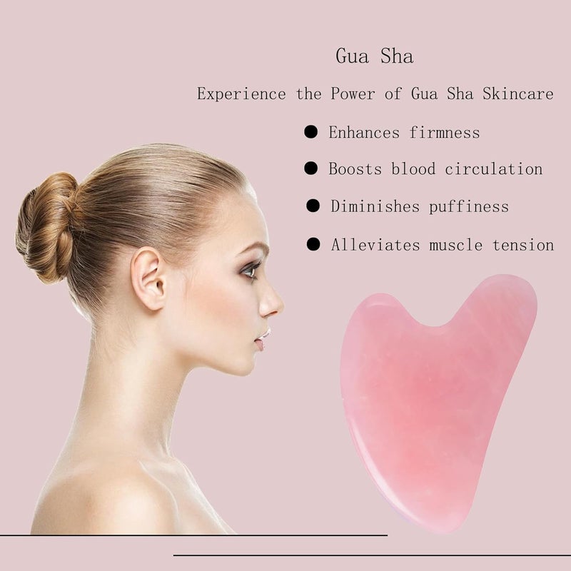 YAMHOHO Gua Sha Jade Stone Massage Tool for Face and Body - Image 3