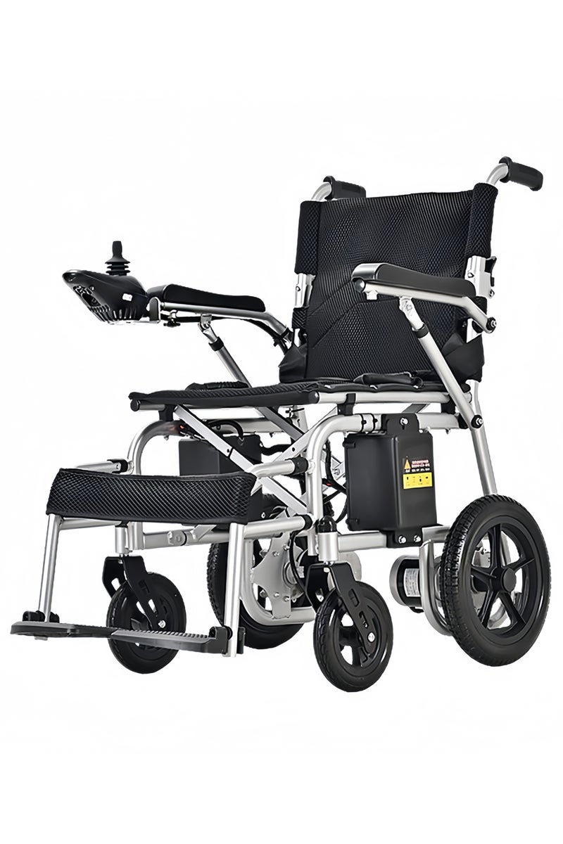 Electric Wheelchair for Adults - 15 Miles Long Travel Range, Lightweight Folding, Motorized Power Chair for Indoor Outdoor Mobility - Compact Size - Black - Image 1