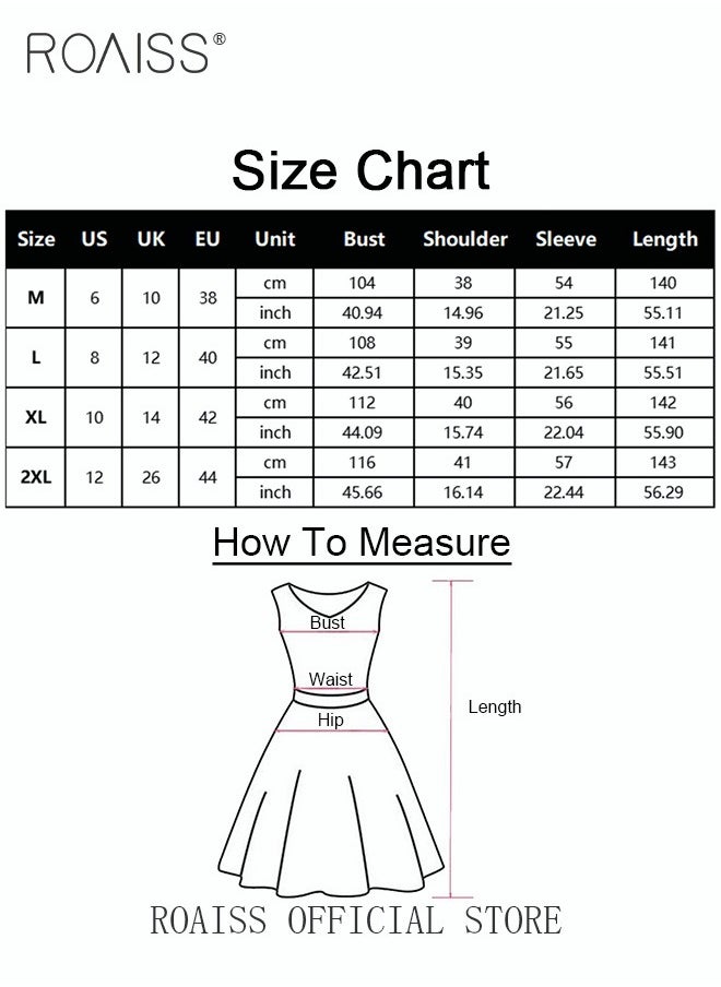 roaiss - New Bohemian Loose Shirt Dress for Women Summer Women's Fashion Casual Dress Ladies Printed Traditional Wear Loose and Breathable - Image 1