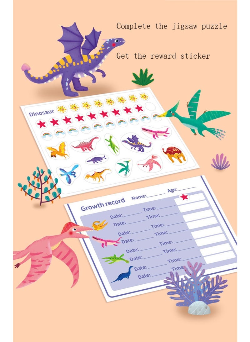 Stage 2 Four Seasons Educational Puzzle (2.5+ Years) | New Advanced Wooden Jigsaw for Kids | 7-Stage Logic Training (1-7 Years) | 9-20 Piece Growth Set | Includes Manual  Reward Stickers | Premium 5mm Plywood | Number Learning on Back | Non-Toxic Material | Interactive STEM Toy | Fine Motor Skills Development - Image 4