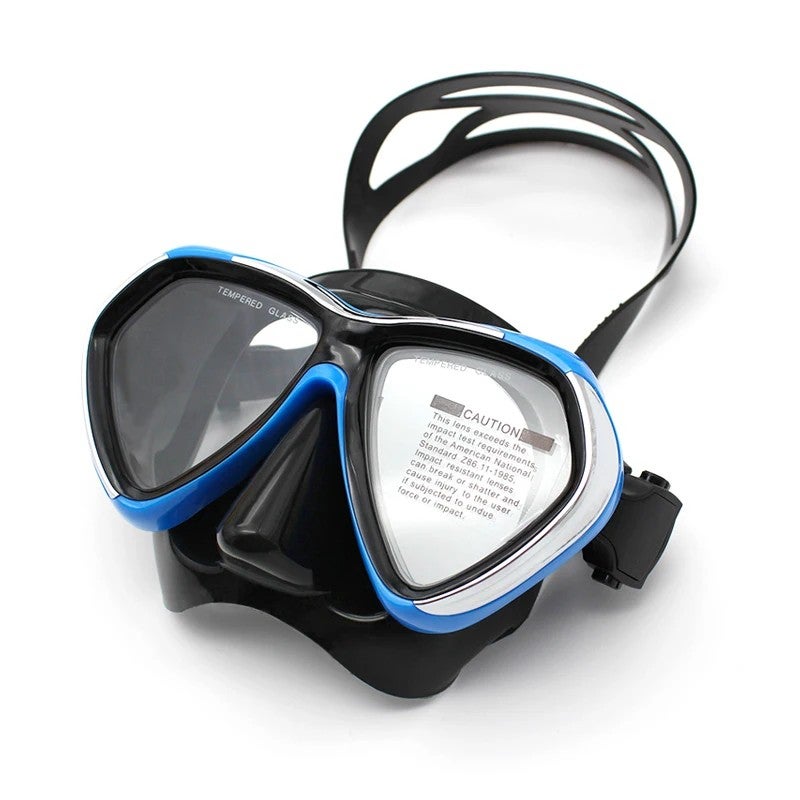 Bluejw Large-Frame Lens Diving Goggles Underwater Adult Snorkeling Tempered Glass Diving Scuba Swimming Mask - Image 2