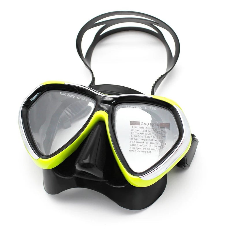 Bluejw Large-Frame Lens Diving Goggles Underwater Adult Snorkeling Tempered Glass Diving Scuba Swimming Mask - Image 3