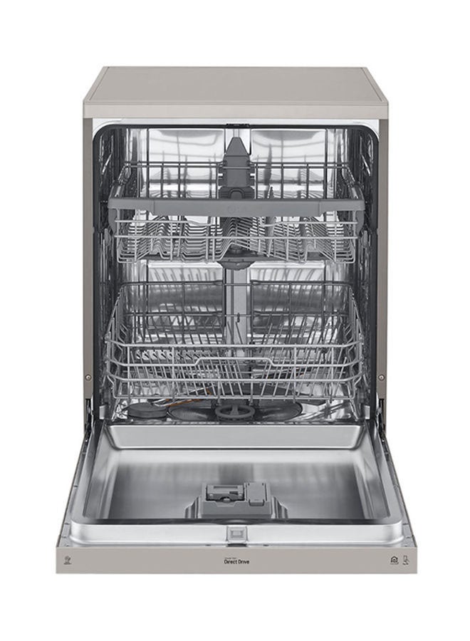 LG 8 Programs 14 Place Settings Free Standing Dishwasher 9 L 1600 W DFB512FP Silver - Image 4