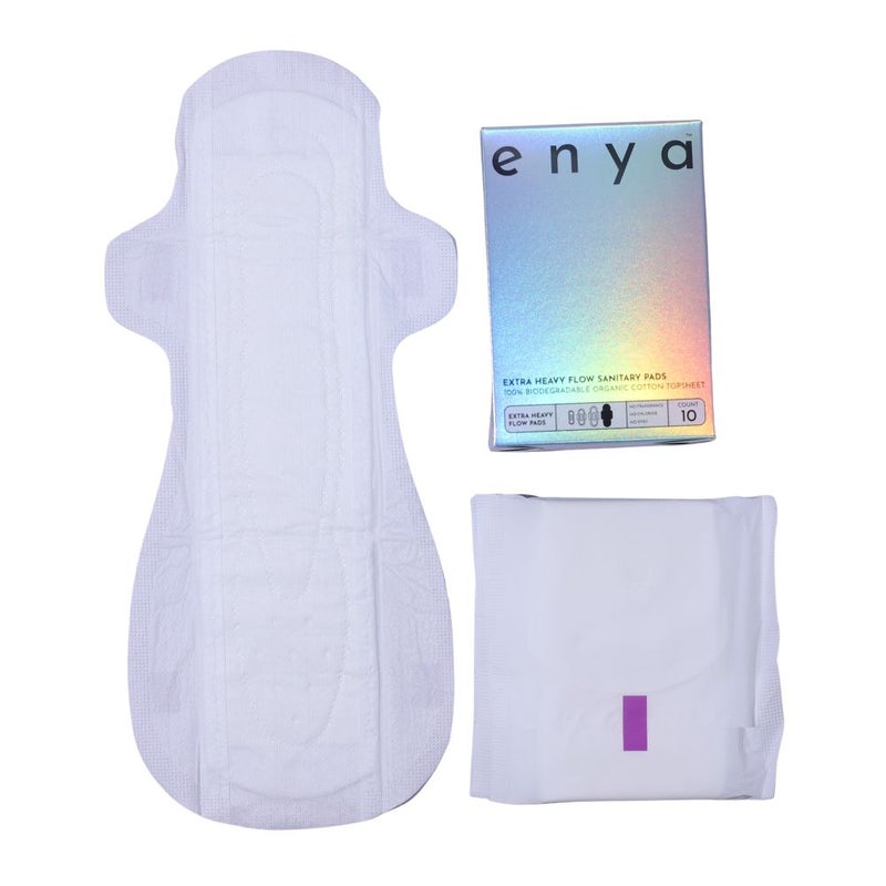 enya Extra Heavy Flow Organic Pads - 10 pcs - Image 3