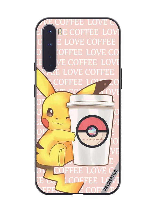 VR CREATIVE Protective Case Cover For OnePlus Nord Love Coffee Design Multicolour - Image 1