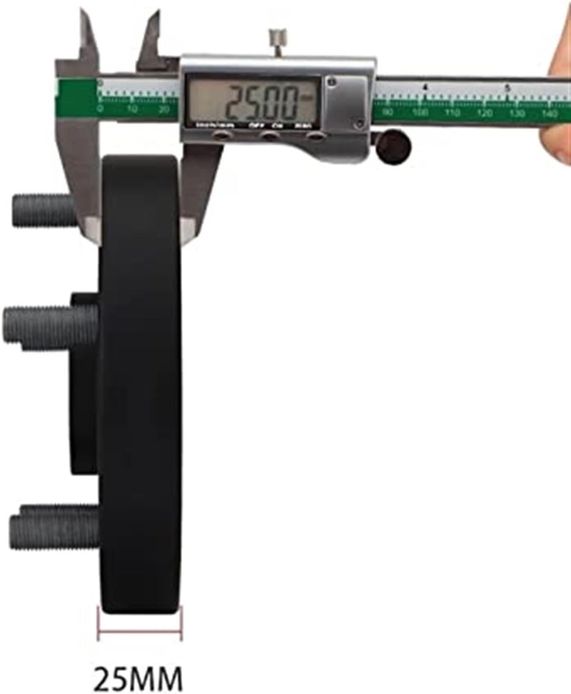 DEMULAX 2PCS Aluminum Wheel Spacer Adapter 25mm - Image 2