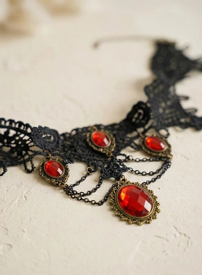 Take Two  Lace Choker Necklace for Women | Best Price UAE