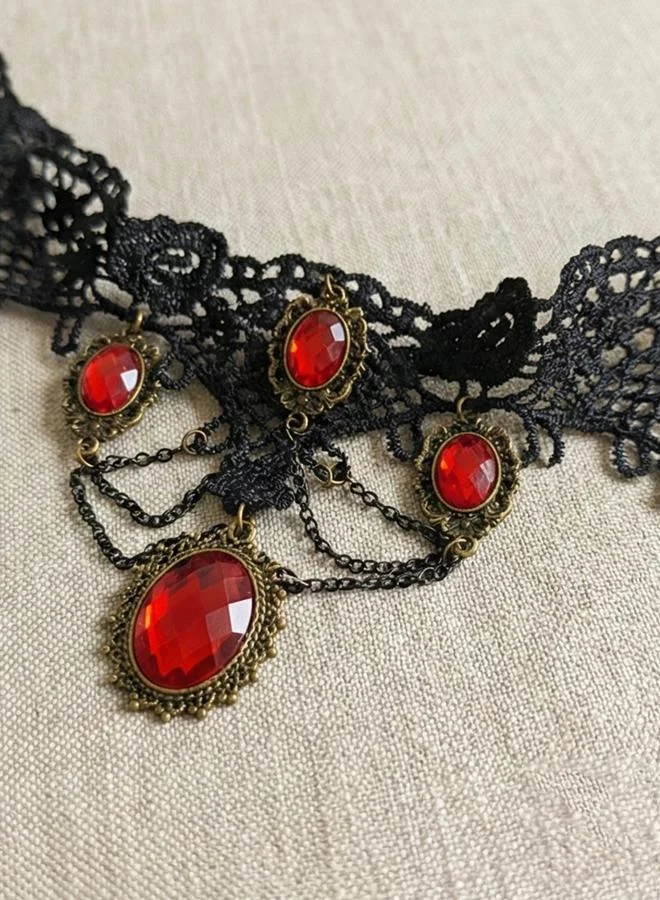 Take Two  Lace Choker Necklace for Women | Best Price UAE