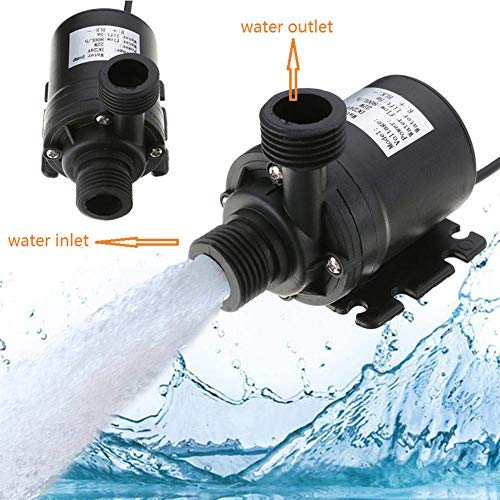 SENSTREE ZAOJIAO DC 24V Brushless Water Pump 1/2'' Male Thread Centrifugal Submersible Pump 800L/H 210GPH 4M/13ft for Fountain Solar Panel Pond Aquarium Water Circulation System - Image 4
