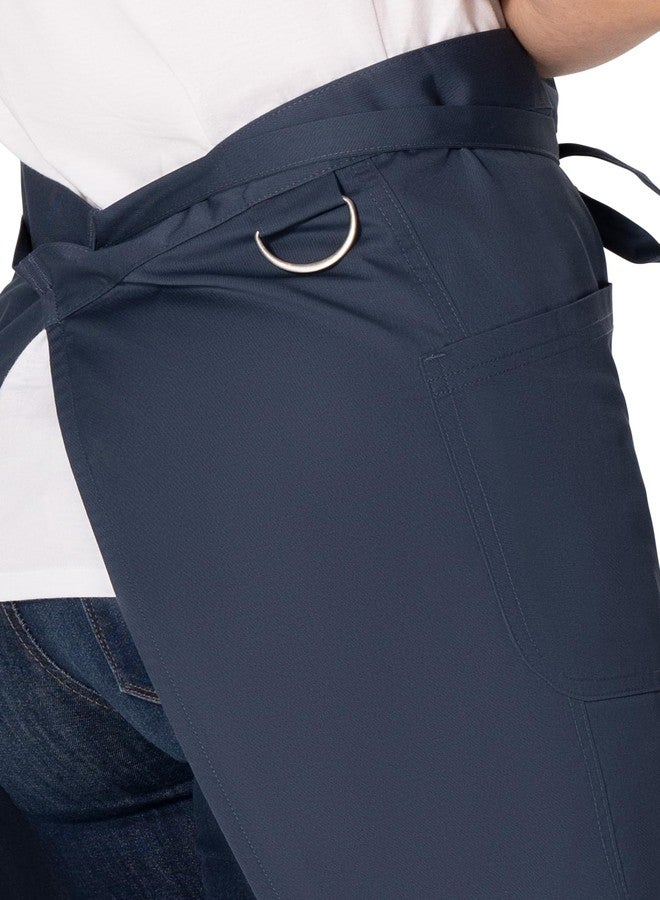 Chef Works Unisex Brio Server Apron, Blue, One Size - Image 3