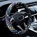 Limsas Boho Steering Wheel Cover Elastic Microfiber for Women Universal Fit 15 inch Car SUV Hippie Style Protector Cover AntiSlip Breathable Absorbing Sweat 02 - Image 2