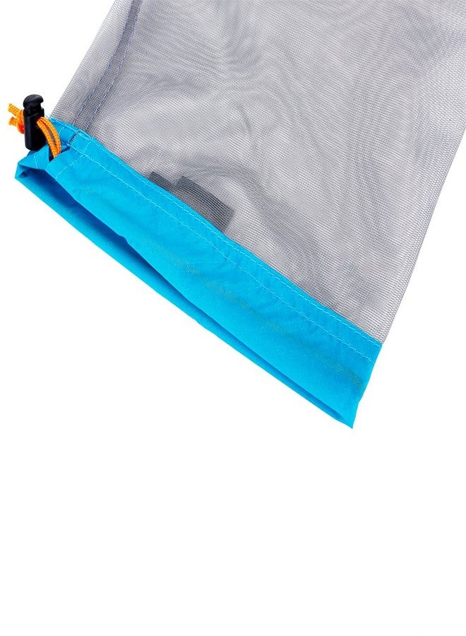 FILFEEL Mesh Stuff Sack Light weight Nylon Mesh Drawstring Storage Bag for Travelling Hiking Camping Stuff Storage(XL) - Image 3
