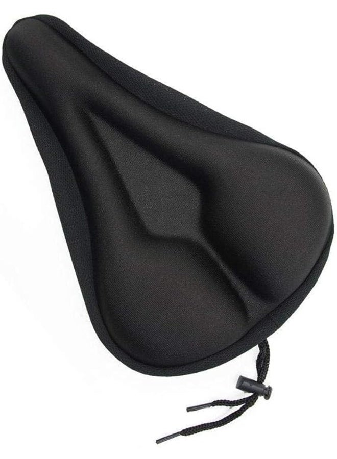 Portal Gel Bike Seat Cover Cushion, Comfortable Silica Foam Padded, for Road, Mountain & Exercise Bikes - Image 1