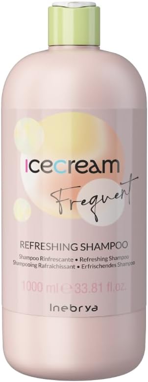 Inebrya Ice Cream Frequent shampoo rinfrescante alla menta 1000ml - Image 1
