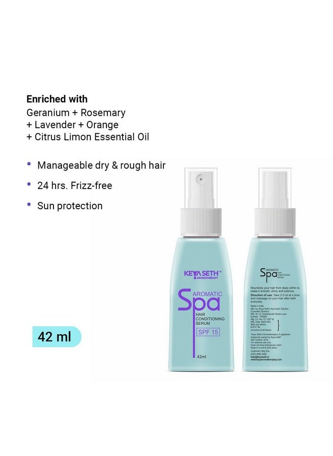 Keya Seth Aromatherapy Aromatic Spa Hair Conditioning Serum With Spf 15 40Ml By Keya Seth Aromatherapy  - Image 2