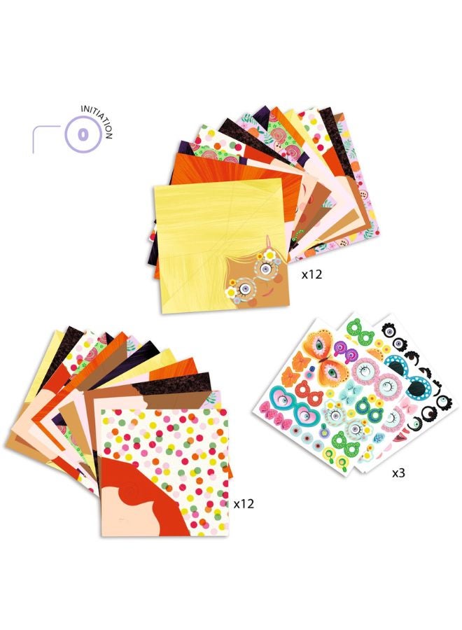 DJECO Origami Pretty Faces - Image 3