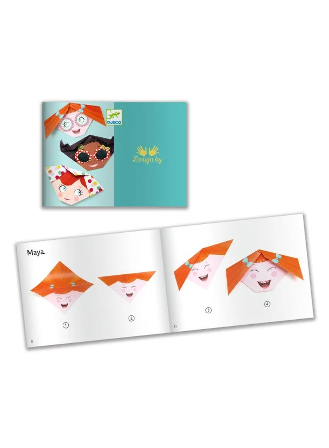 DJECO Origami Pretty Faces
