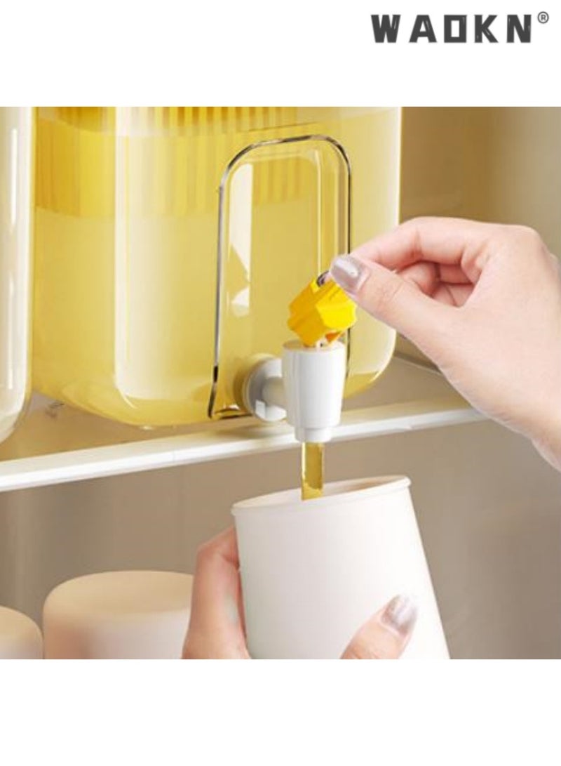 WAOKN Large Capacity Beverage Dispenser with Stand, Cold Water Kettle with Tap，Cold Tea and Fruit Infuser Jug, Leak-proof Spout, Ideal for Refreshing Drinks, Perfect for Parties and Daily Use, Durable  - Image 4