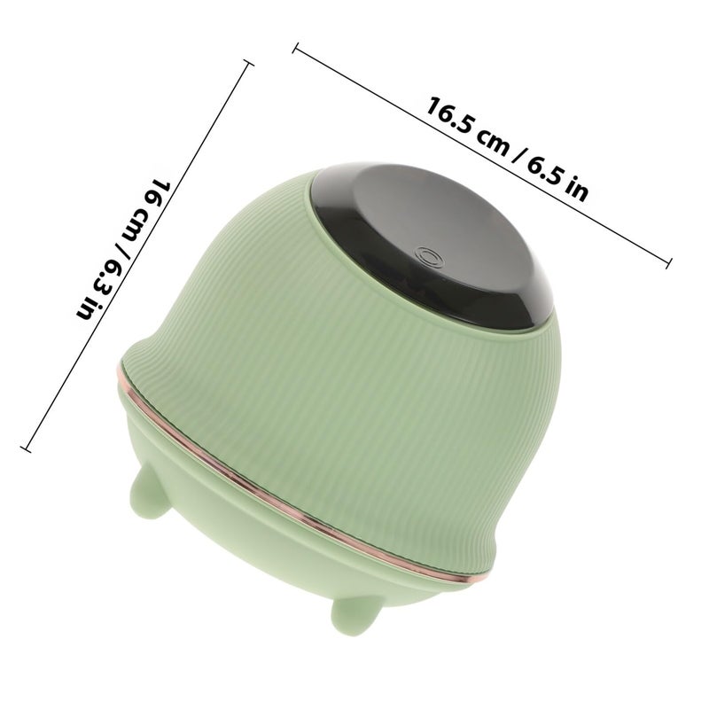 Green Mini Desktop Trash Can With Lid 1 5L Push Top Waste Bin For Office Home Kitchen - Image 3