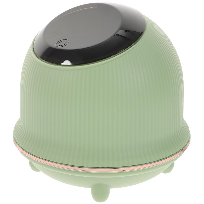 Green Mini Desktop Trash Can With Lid 1 5L Push Top Waste Bin For Office Home Kitchen - Image 2