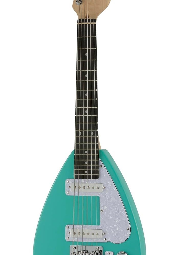 Vox Mark III Mini Electric Guitar - Teardrop - Aqua Green - Image 1