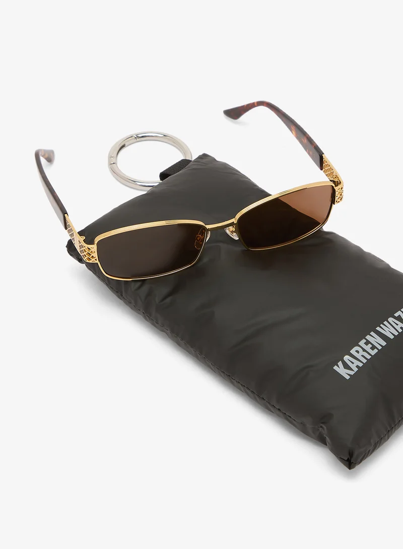 KAREN WAZEN  Rectangle Sunglasses for Women | Best Price UAE