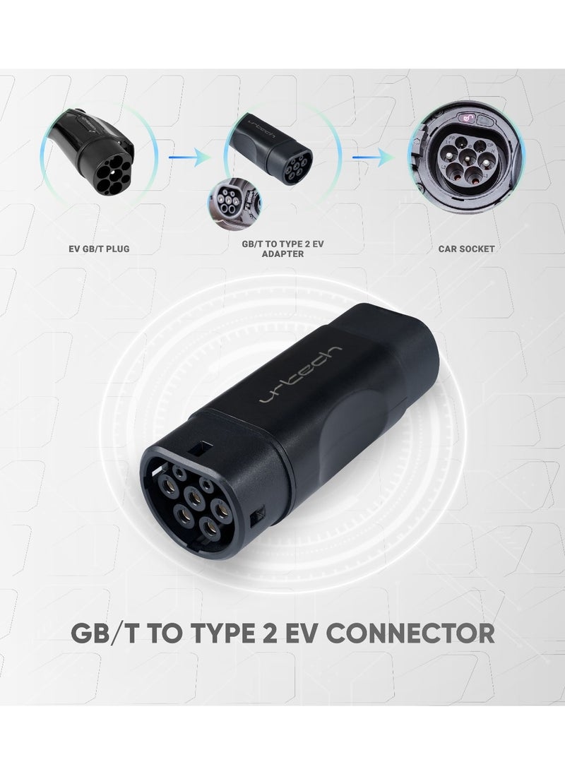 urtech URTECH GB/T to Type 2 EV Adapter | 32A Fast Charging | IP55 Waterproof | Heavy-Duty Build  - Image 2