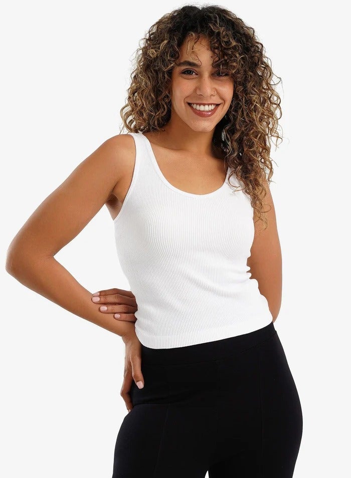 Carina Square Back Ribbed Top - Image 3