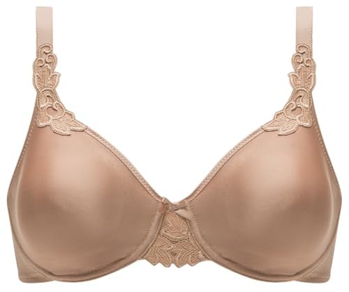 Chantelle صدرية هيدونا بدون بطانة للنساء من شانتيل، لون بيج، 34E أمريكي - Image 5