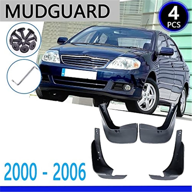 QASULER Car Mudguards for Toyota Corolla E120 E130 - Image 4