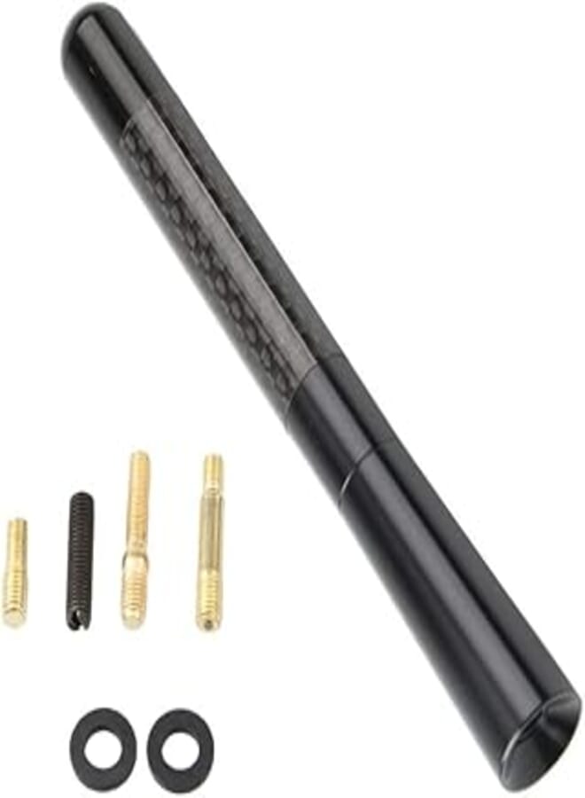 RYJOXZS Car Antenna 4.7 in Direct Replacement Radio and Sports Style Short Replacement for Chrysler Jeep Dodge Jeep Cherokee Grand Cherokee Liberty Dodge Dart Journey Avenger Durango (Black)