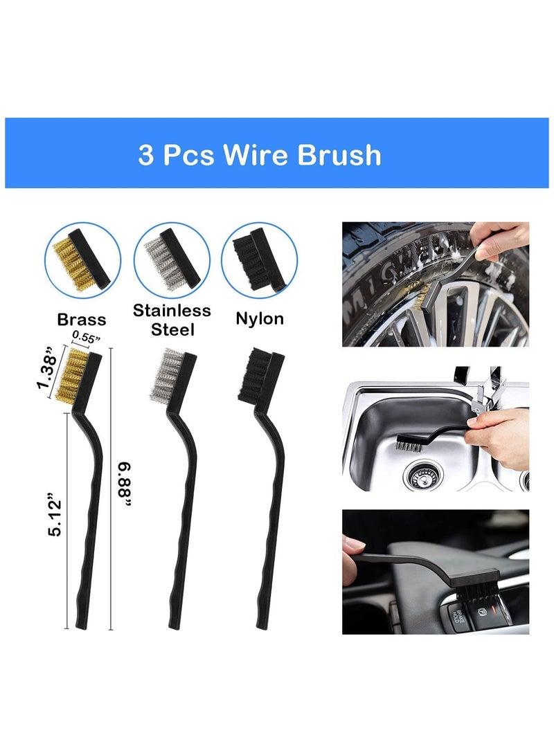 GGEROU 22 Piece Car Cleaning Tools Kit with 5 Car Detailing Brush Set - Image 3