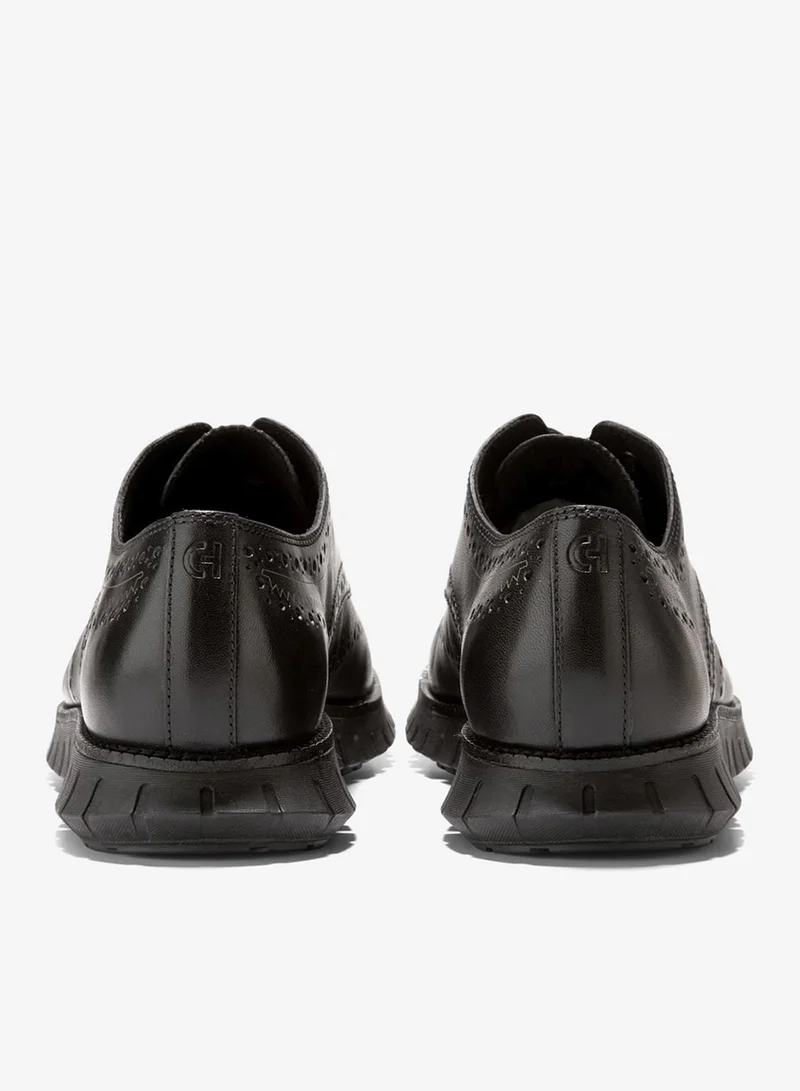 COLE HAAN BLACK Men's ZEROGRAND Remastered Wingtip Oxfords for Men | Best Price UAE