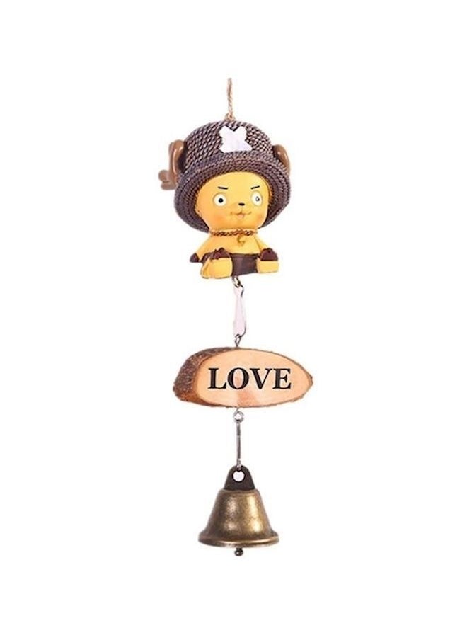 NIBEMINENT Adorable Chopper Wind Chimes Brown/Gold/Yellow  - Image 1