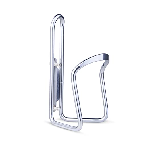FiveBox Lightweight Aluminum Alloy Bicycle Water Bottle Cage Holder for Outdoor Activities (Silver) - Image 2
