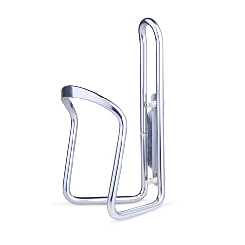FiveBox Lightweight Aluminum Alloy Bicycle Water Bottle Cage Holder for Outdoor Activities (Silver) - Image 1