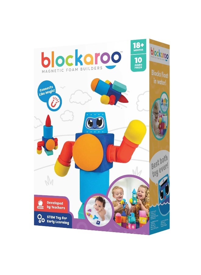 blockaroo Blockaroo Magnetic Foam Builders Robot Set  - Image 2