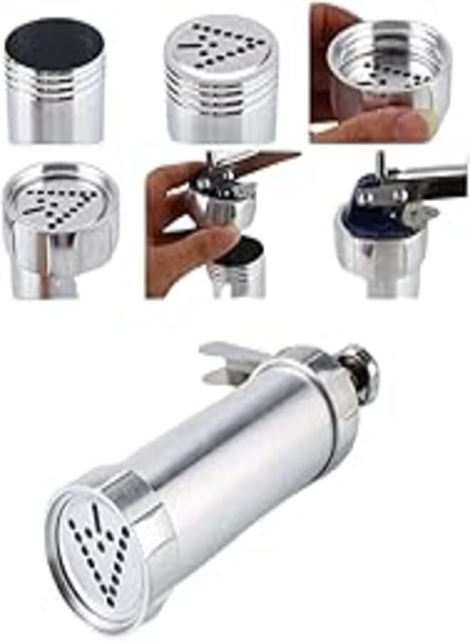 Biscuit Maker Press, Biscuit Maker and Decoration, Silver