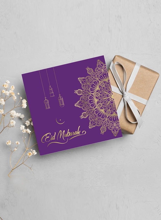 Eid Mubarak Greeting Card - Festive Blessings & Celebration Gift