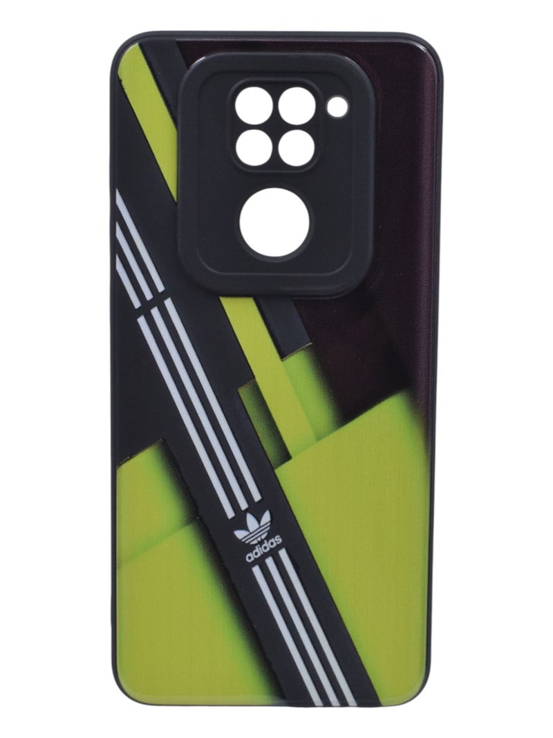 Adidas Plastic Back Cover For Xiaomi Redmi Note 9 - Multicolour - Image 1